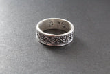 Ring band sterling silver 925 jewelry