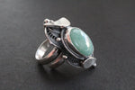 Silver 925 women cuff bracelet jade