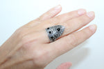 Ring Sterling Silver 925 onyx