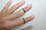 Set of 6 adjustable rings Silver 925