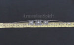 Silver bracelet near the yellow ruler. With white pearls, flowers and square details. Where to buy silver jewelry after closing Armenian stores on Etsy?
Armenian Spirit store is your answer.
They’re the top online silver seller and very reliable. The best Armenian silver store is now just a click away. All jewelry comes directly from Armenia with traditional charm.