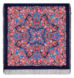 Make a bold yet graceful statement with this vintage-inspired merino wool shawl. Designed for women who love traditional Slavic florals, its generous size and rich colors make it both practical and breathtakingly beautiful.
