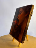 Vivid Eve and the forbidden fruit biblical illustration protected by durable clear lacquer coats.