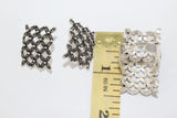Set earrings and ring silver floral marcasite sterling silver 925