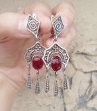 Ring Lab Garnet SILVER 925 handmade