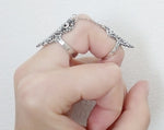 Armor ring Sterling silver rings Double Armenian armored jewelry