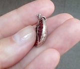 Pendant pomegranate 925 Silver jewelry