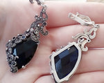 Black Dangle earrings Marcasite SILVER very long earrings Cocktail jewelery Party armenian handmade