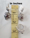 Earrings Pomegranate STERLING SILVER 925