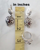 Earrings Pomegranate STERLING SILVER 925