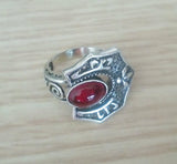 Ring Lab Garnet SILVER 925 handmade