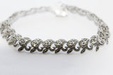 Marcasite bracelet Choose length Silver bracelets women art deco