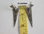 Celtic earrings long  STERLING SILVER 925