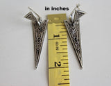 Celtic earrings long  STERLING SILVER 925