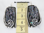 Gemstone druzy Earrings Ring adjustable Pendant STERLING SILVER 925