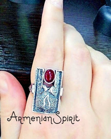 Sterling silver 925 RING Armenian handmade Women jewelry