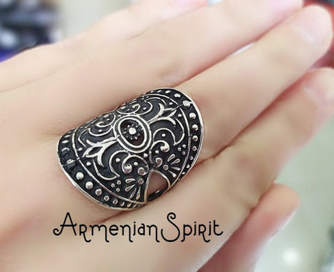 Ring woman SILVER 925 Bohemian STERLING silver 925