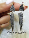 Statement rings Triangular traditional SILVER 925 Triangle ring