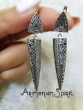Statement rings Triangular traditional SILVER 925 Triangle ring