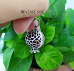 Armenian jewelry handcrafted Pomegranate pendant SILVER 925 zircon stones