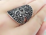 Ring woman SILVER 925 Bohemian STERLING silver 925