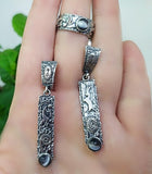 Kokopelli flute player Jewelry SILVER 925 Earrings