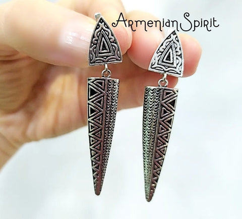 Earrings jewelry silver 925 Bohemian