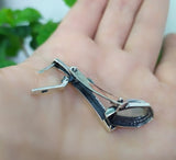 Moon stone beautiful ring women High quality SILVER 925 gold plated