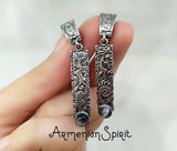 Kokopelli flute player Jewelry SILVER 925 Earrings