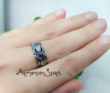 Kokopelli flute player Ring SILVER 925 mythology Jewelry Kokopeli