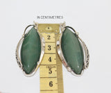 Real jade green Ring sterling Silver 925