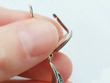 Leaf ring 925 SILVER Marcasite