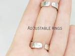 Double ring with chains SILVER 925 Red zircon stones Crown jewelry