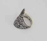 Statement ring traditional SILVER 925 eternity sign Bohemian ring band