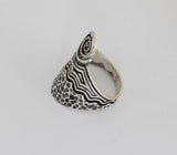 Statement ring traditional SILVER 925 eternity sign Bohemian ring band