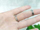 Double ring SILVER 925 Grape rings Adjustable Armenian jewelry