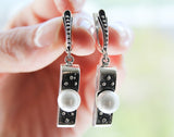 White pearl ring SILVER 925 Modern Woman rings Sterling 925