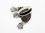 Ring Black Silver 925 Pomegranate Armenian