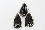 Black onyx Earrings Sterling Silver 925 gemstone
