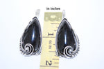 Black onyx Earrings Sterling Silver 925 gemstone