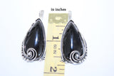 Black onyx Earrings Sterling Silver 925 gemstone
