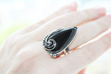 Black onyx Earrings Sterling Silver 925 gemstone