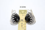 Black onyx jewelry Silver 925 Ring