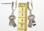 Women Jewelry set 925 Silver ring and earrings