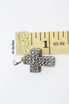Armenian jewelry Silver cross 925 with zircon stones