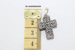 Armenian jewelry Silver cross 925 with zircon stones