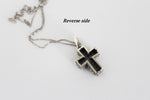 Armenian jewelry Silver cross 925 with zircon stones