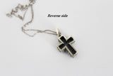 Armenian jewelry Silver cross 925 with zircon stones