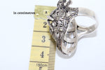 Spider web RING Silver 925 Marcasite