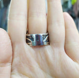 Armenian alphabet ring Silver 925 rings with letters Sterling handmade jewelry